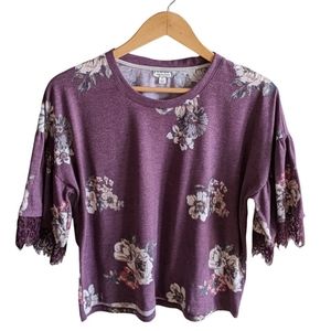 Eyeshadow Boho Floral Top | Retro Fringe Super Soft T-Shirt Blouse
